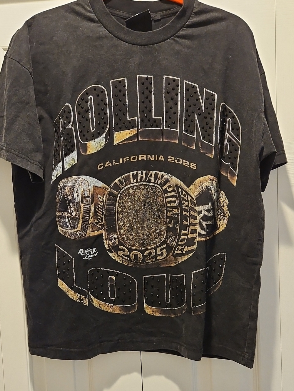 Black 'Rolling Loud California 2025' Graphic Tee